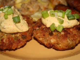 Chicken Cakes With Remoulade Sauce (Quick & Easy!)