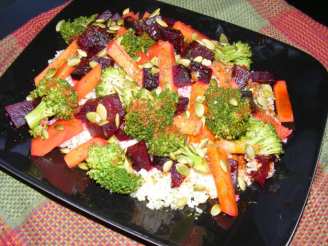 Superfood Salad With Moroccan Dressing