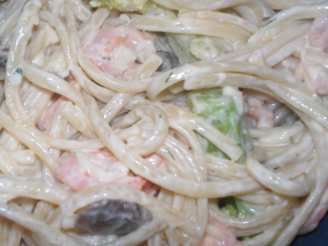 Lip-Smacking Linguini Salad with Horseradish Dressing
