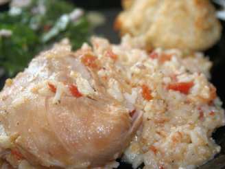Cheesy Crock Pot Chicken With Rice