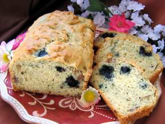 Blueberry Black Walnut Bread (Cake)