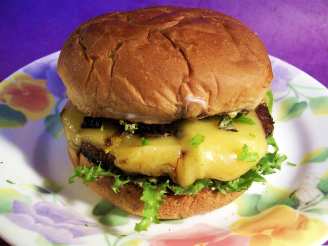 Smoky Portabella Burger With Sun-Dried Tomatoes and Basil