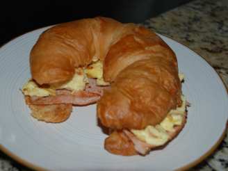 Carmen's Easy Cheesy Breakfast Croissant Sandwich