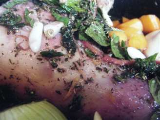 Pot Roast Lamb With Red Wine Herbs and Veg
