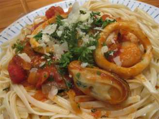 Tomato Seafood Marinara Pasta