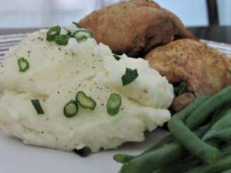 Mashed Potatoes With Creme Fraiche and Chives