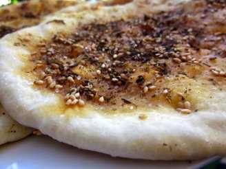 Manaquis Bil-Za'tar -- Thyme Bread (Lebanon -- Middle East)