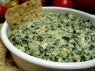 Naughtiest, Most Delicious Spinach-Artichoke Dip