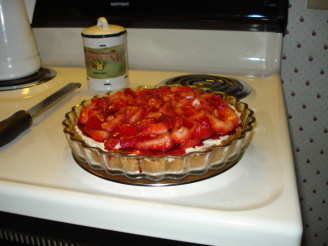 Strawberry Mascarpone Tart With Port Glaze