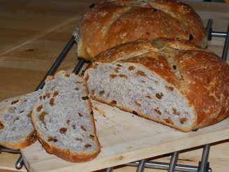 Sourdough Raisin Walnut Bread (Abm)