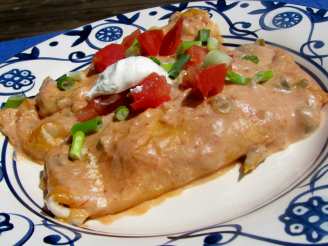 Easy Chicken and Cheese Enchiladas