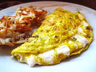 Omelet With Lavender and Chèvre