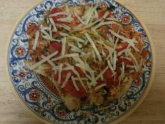 Cheezy Chicken Parmesan With Zucchini "pasta"