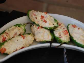 Grilled Pepper Poppers With Goat Cheese