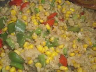 Southwestern Risotto With Corn and Roasted Red Pepper