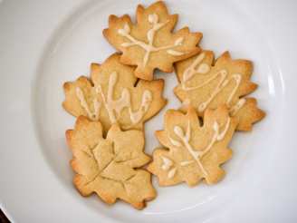 Autumn Maple Leaf Cookies