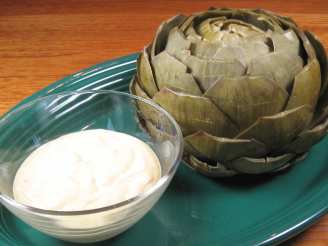 Steamed Artichokes With Curry Dipping Sauce
