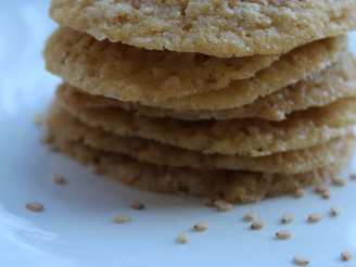 Sesame Cookies (Benne Wafers)