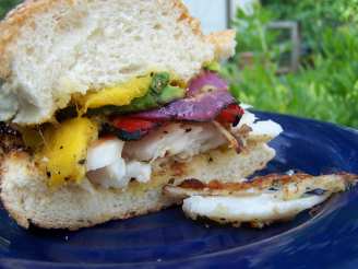Grilled Halibut Sandwich