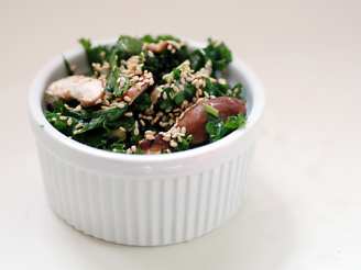 Raw Shiitake Kale Salad