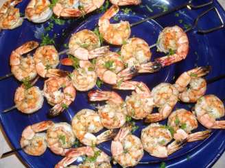 Barbecued Prawns (Shrimp) With Mustard Dipping Sauce