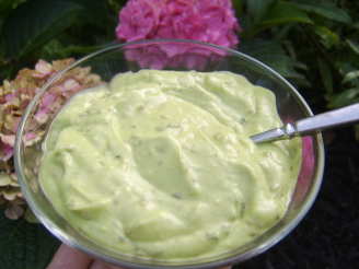 Avocado Basil Salad Dressing