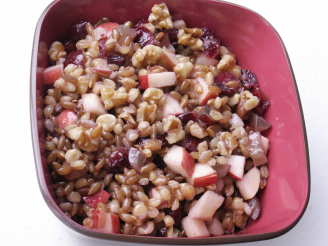 Wheat Berry Salad With Red Fruit