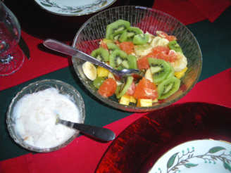 Fresh Fruit Salad Dressing
