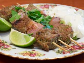 Spicy Mexican Lamb Kebabs