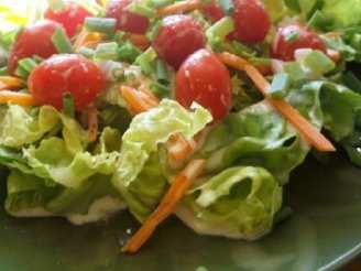 Boston Lettuce Salad With Creamy Orange Shallot Dressing
