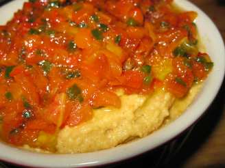 Jalapeno & Roasted Red Pepper Hummus
