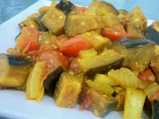 Spicy Eggplant With Tomatoes