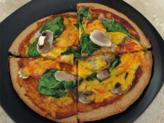 Easy Summer Pizza With Mushrooms and Spinach