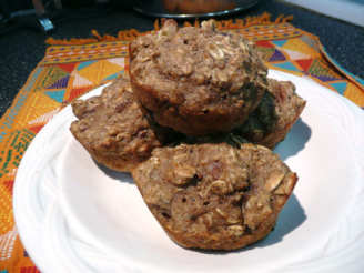 Orange-Pecan Oatmeal Muffins
