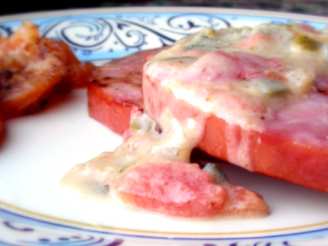 Country Ham,fried Green Tomatoes W/ Cream Gravy