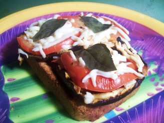 Open-Face Grilled Eggplant Sandwiches