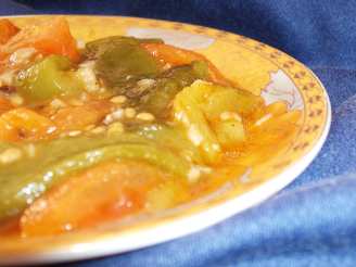 Felfel B'tomatish - Algerian Pepper & Tomato Salad