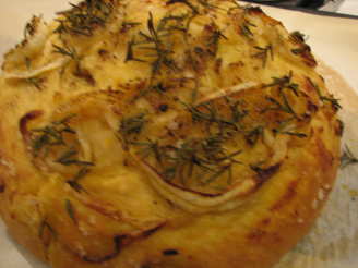 Onion and Rosemary Focaccia (No-Knead)