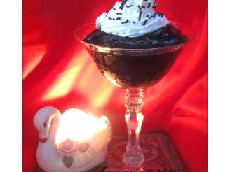 Silly Easy Chocolate Creme De Menthe Pudding