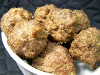 Easy Baked Meatballs With Two Sauce Options