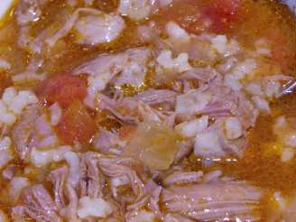 Omani Lamb Knuckle (Shanks) Soup (Mazza Bishurba)