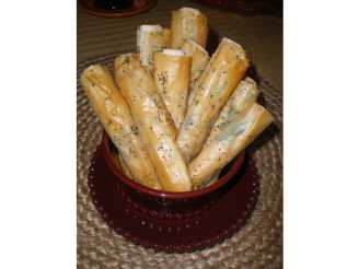Poppy Parmesan Cigars