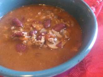 Chili With Beans and Beer  (Crock Pot)