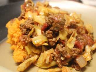 Beef With Cabbage and Tomatoes