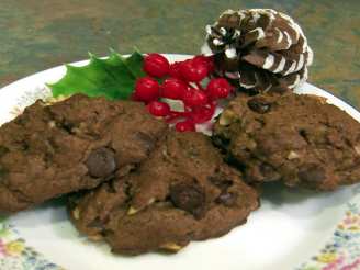 Mocha Walnut Christmas Cookies