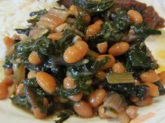 Shell Beans and Potato Ragout With Swiss Chard