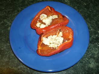 Baked Peppers With Feta Cheese