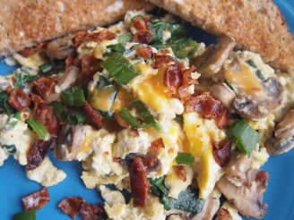 Bacon, Spinach, and Egg Scramble