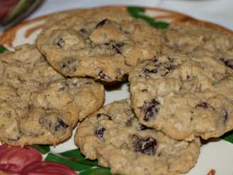 Cranberry and Oatmeal Spice Cookies