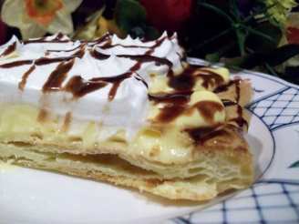 Drizzled Chocolate Eclair Cake